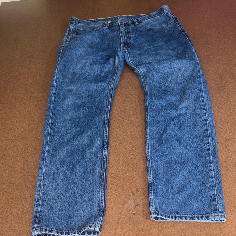 Levi's 505 Men's 36x32 Relaxed Back Pocket Jeans - Blue Denim - Picture 4 of 12